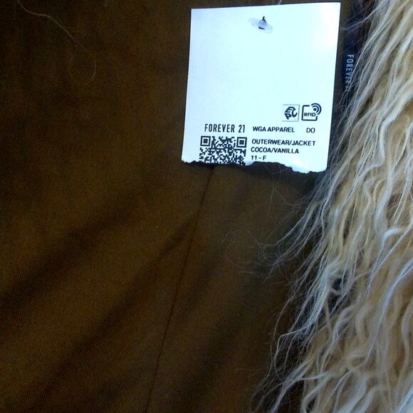 Forever 21 Penny Lane Version Of FP Still Water Moonglow Coat Size Small NEW - Picture 5 of 15